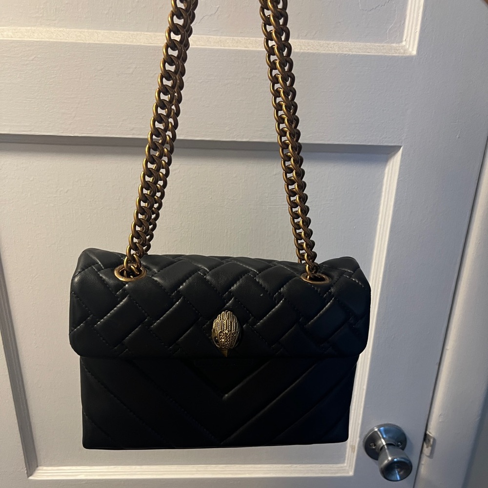 Kurt Geiger Kensington Quilted Leather Shoulder Bag
